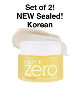 Set of 2 - Clean It Zero Ginseng-Glow Nourishing Cleansing Balm, Banila Co